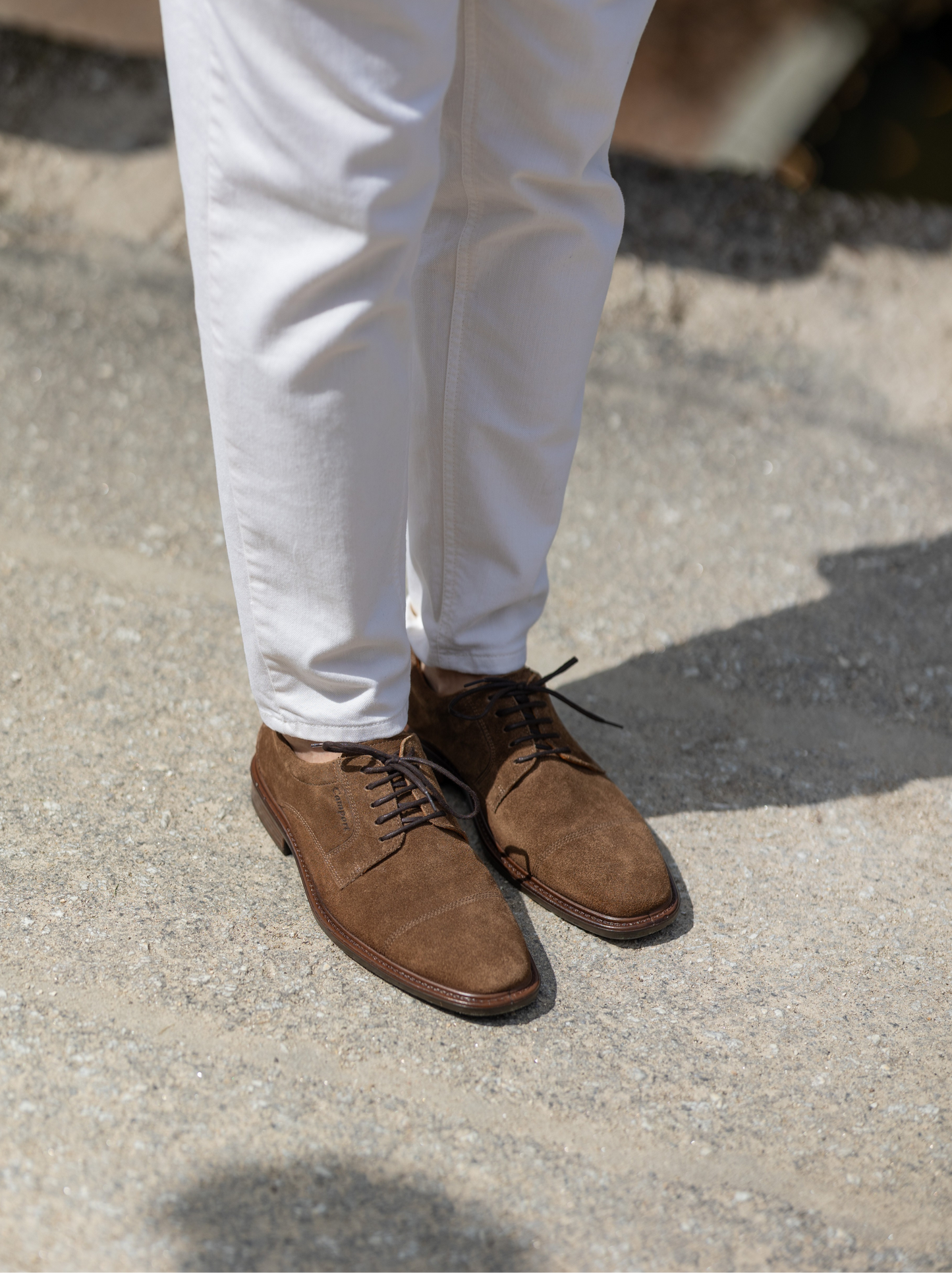 Sapatos New Nobleman Suede II Castanho