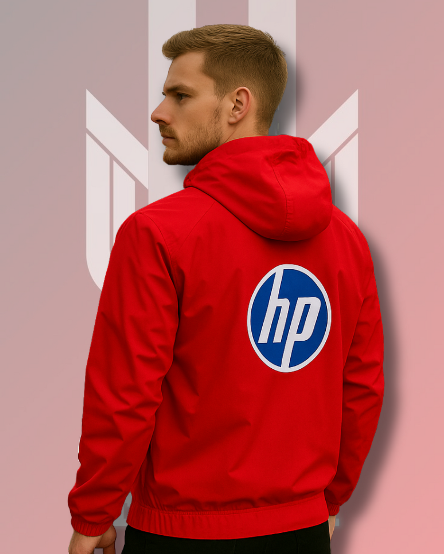 Oversized F1 Parachute Jacket for Men & Women – Lightweight Streetwear Racing Windbreaker