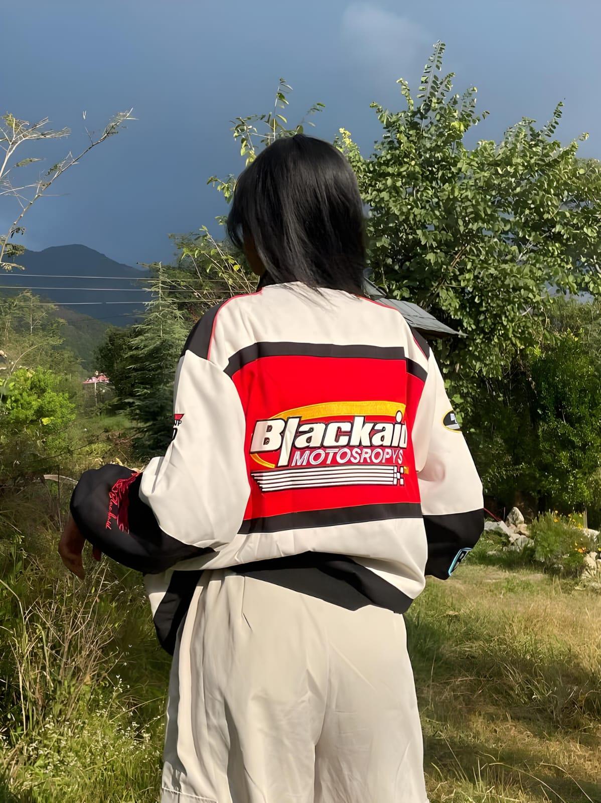 BlackAir Graphic Racing Jacket β NASCAR Edition | Streetwear Essential