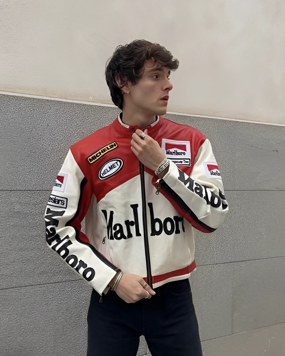 Marlboro Red Racing Jacket – Unisex Motorsport Streetwear