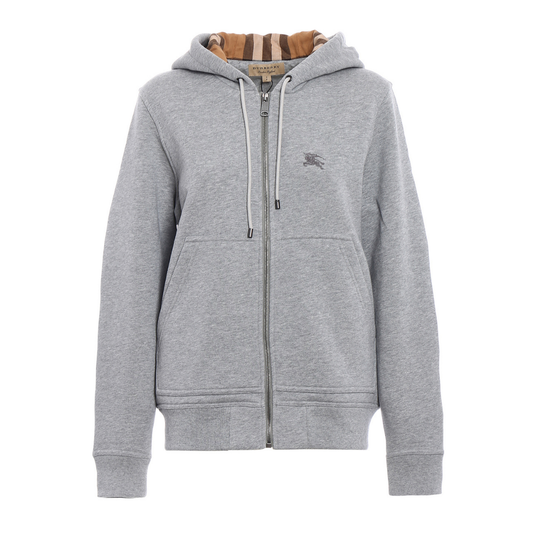 Embroidered EKD Hoodie "pale grey"