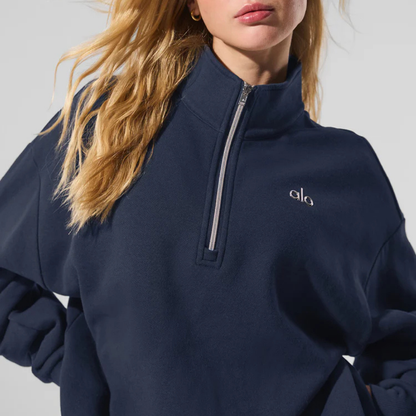 Accolade 1/4 Zip Pullover Navy