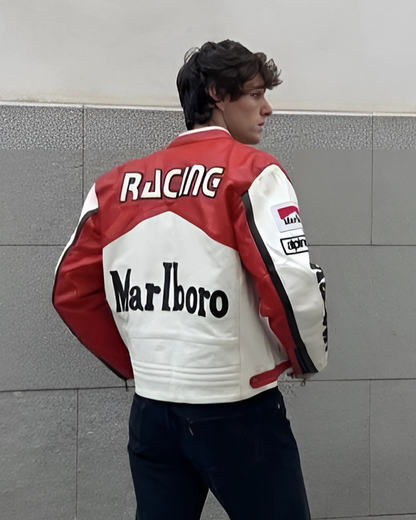 Marlboro Red Racing Jacket – Unisex Motorsport Streetwear