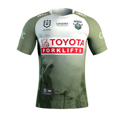 2025 Canberra Raiders ANZAC Commemorative Jersey
