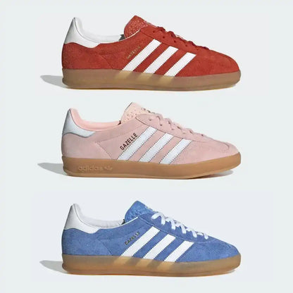 Adidas Gazelle Light Pink Sneakers – Suede & Gum Sole