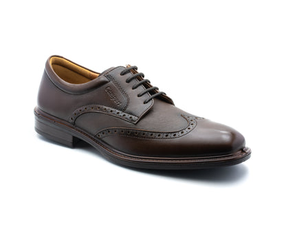 Sapatos New Nobleman Stretch Castanho Escuro