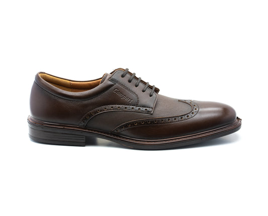 Sapatos New Nobleman Stretch Castanho Escuro