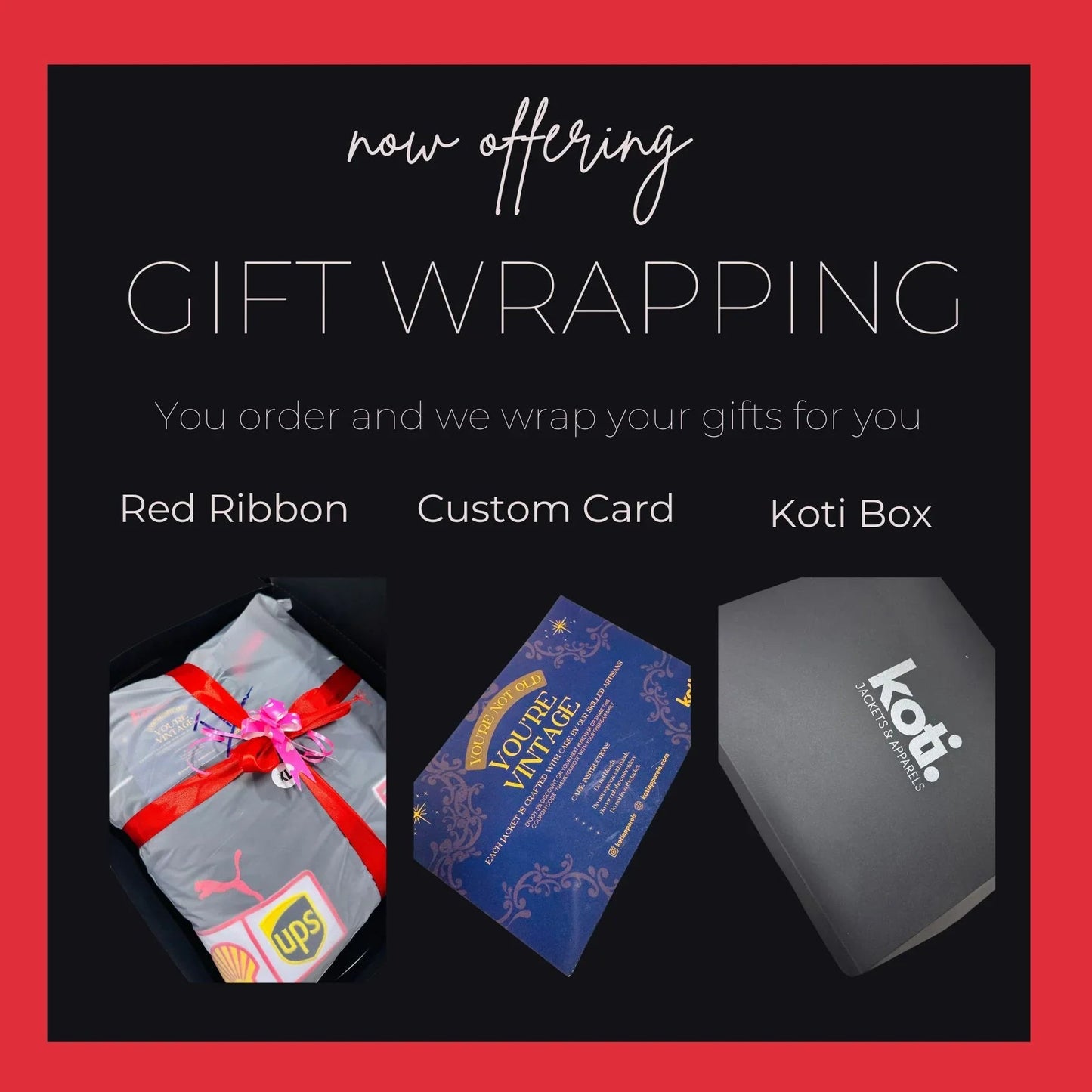 Gift Wrapping - Koti Apparels