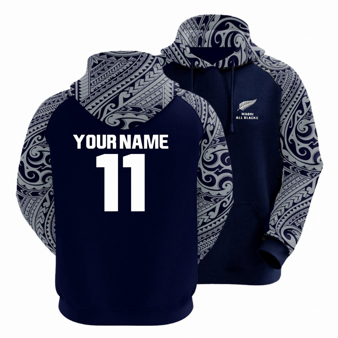 All Blacks Maori Hoodie and Pants Navy Blue