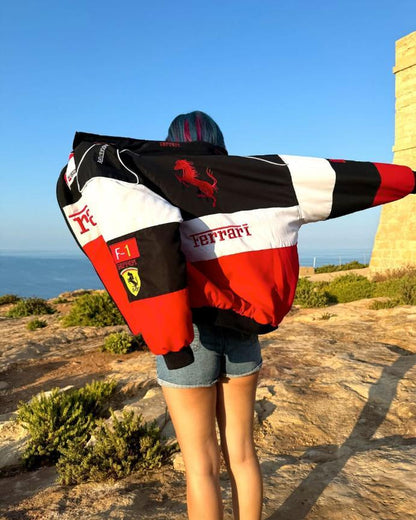 Red Ferrari Jacket Premium Turbo Racer Jacket
