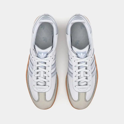 Adidas Samba OG White Silver Metallic Grey | Classic Premium Edition