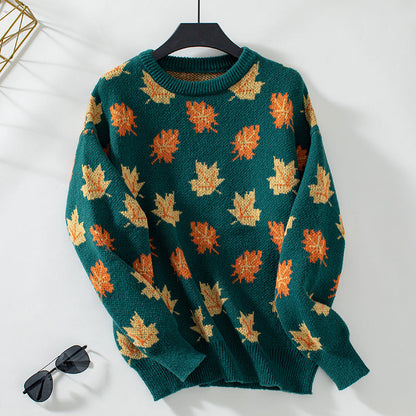 Autumna Maple Knit Pullover