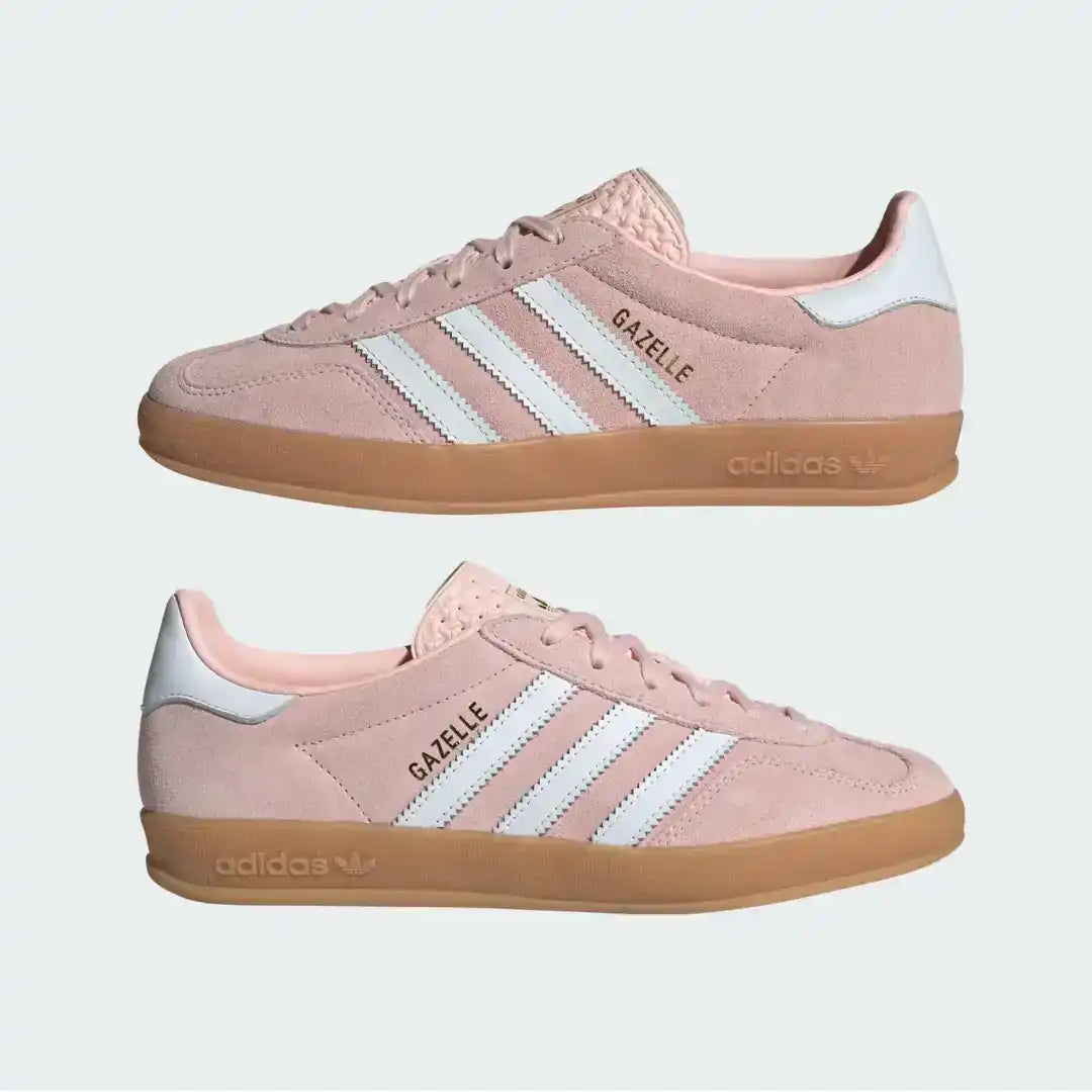 Adidas Gazelle Light Pink Sneakers – Suede & Gum Sole