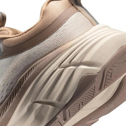 Beige/Khaki Mesh Running Sneakers – Lightweight Platform