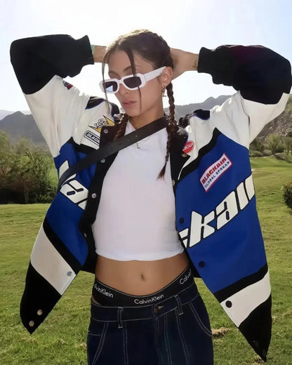 Motorsport Print Jacket – NASCAR x BlackAir | Streetwear Clothings Exclusive