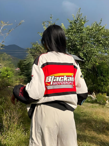 BlackAir Graphic Racing Jacket – NASCAR Edition | Streetwear Essential