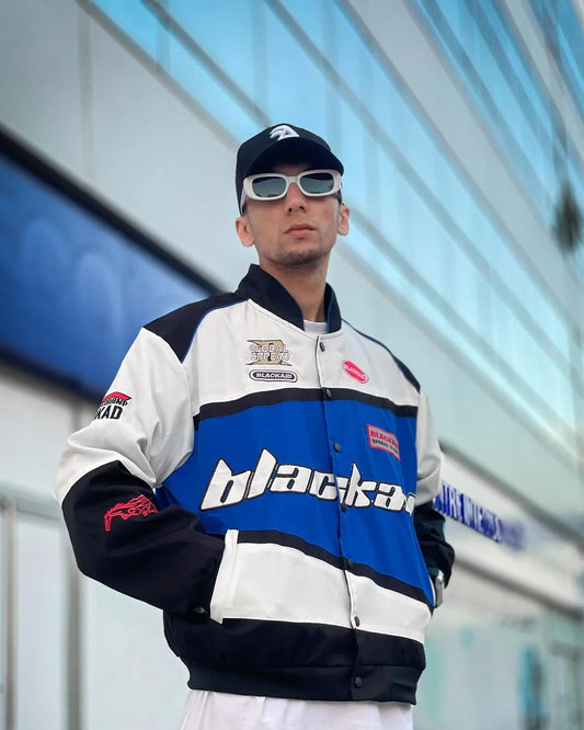 NASCAR BlackAir Racing Jacket – Printed Cotton Fleece | Streetwear Clothings