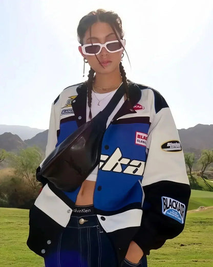Motorsport Print Jacket – NASCAR x BlackAir | Streetwear Clothings Exclusive