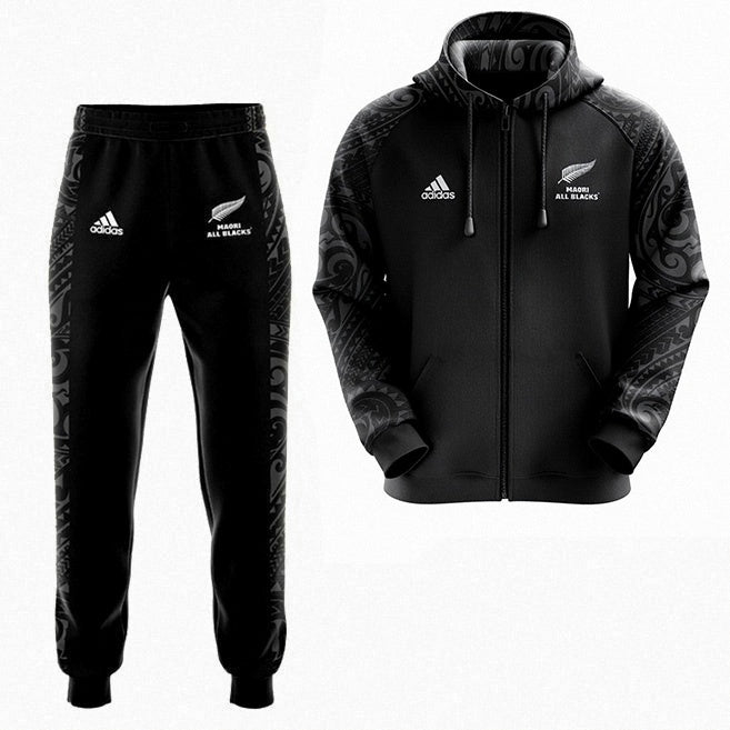 2025 All Blacks Maori Zipper Hoodie and Pants
