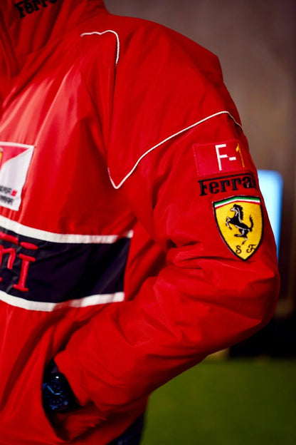 Embroidered Ferrari Jacket - F1 Jacket