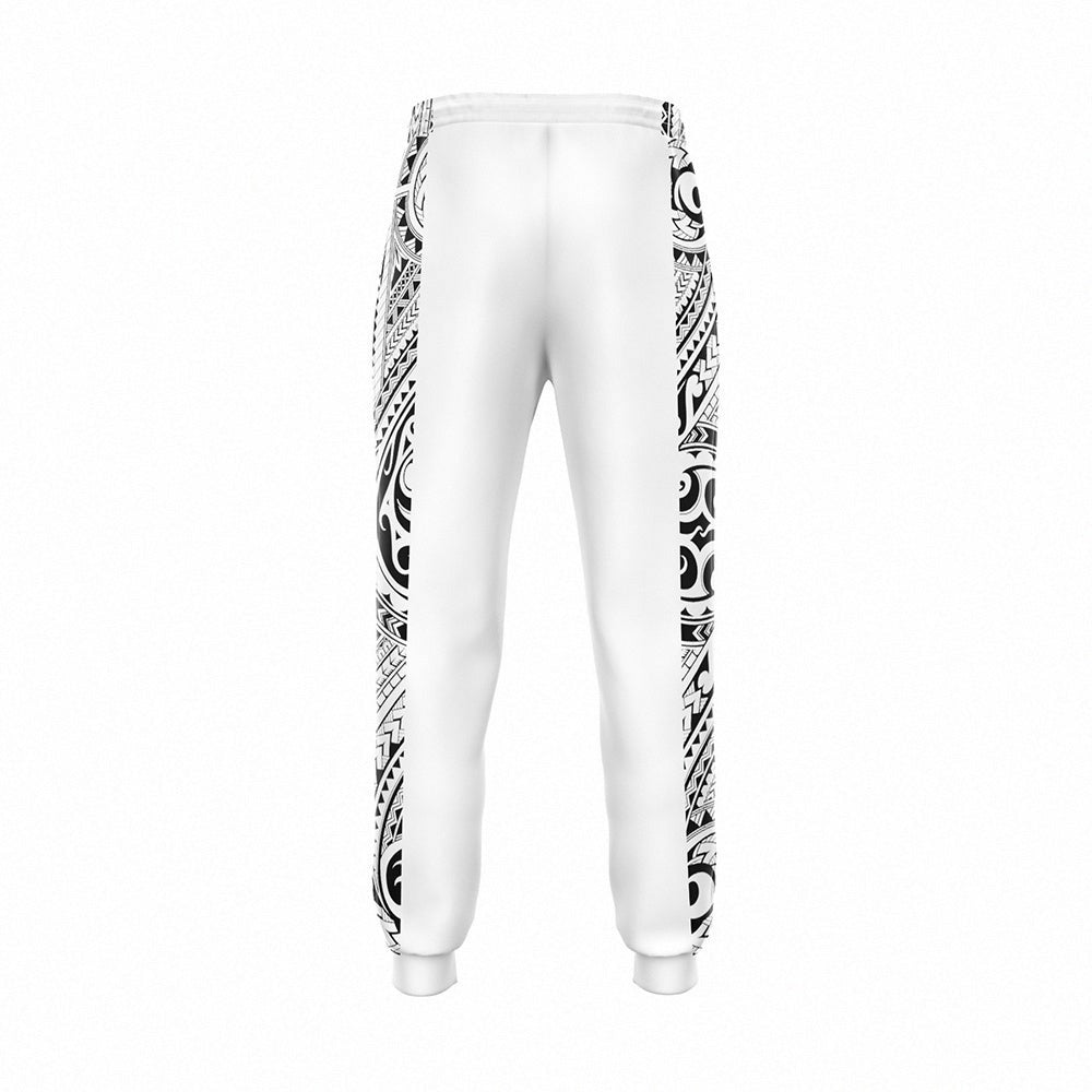 All Blacks Maori White Hoodie and Pants Personalised