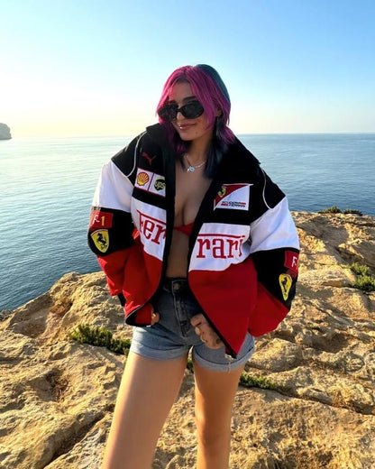 Red Ferrari Jacket Premium Turbo Racer Jacket