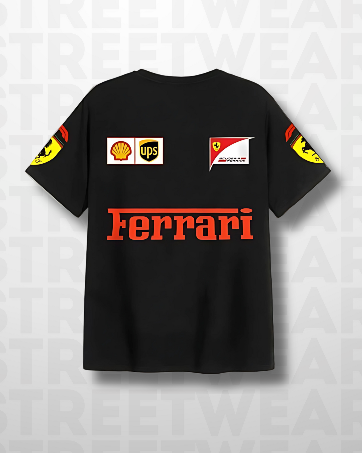 Ferrari Racing T-shirt l Unisex Oversized Tshirt l Streetwear Clothing