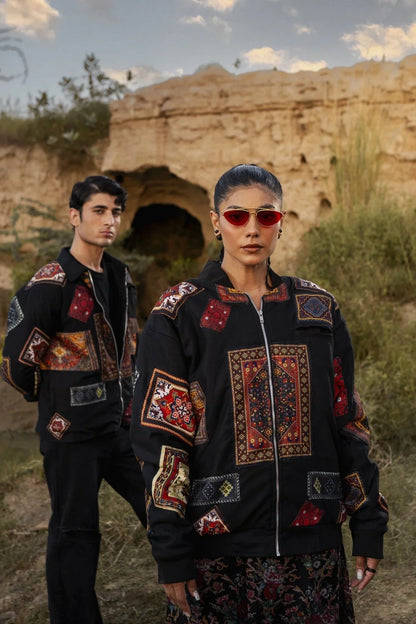 Retro Multicolour Patchwork Jacket