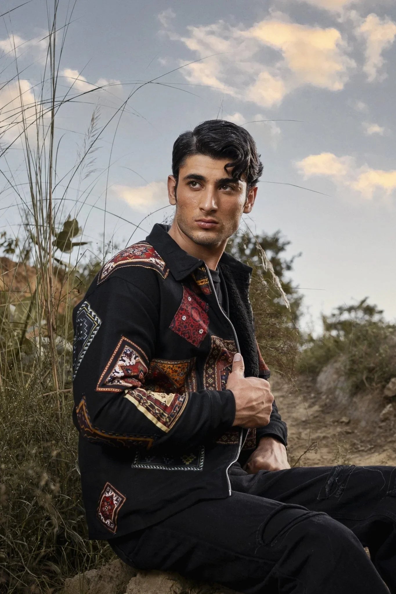 Retro Multicolour Patchwork Jacket