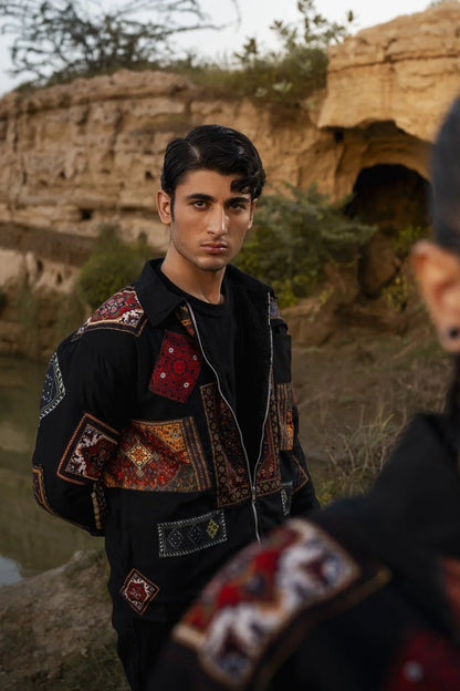 Retro Multicolour Patchwork Jacket