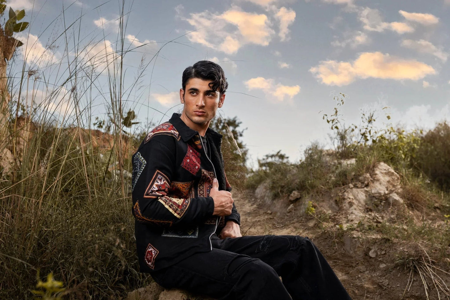 Retro Multicolour Patchwork Jacket