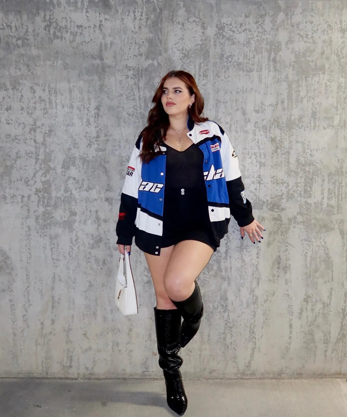 Bold Graphic NASCAR Jacket – BlackAir Racing Edition | Streetwear Clothings